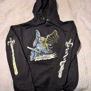 Ruston Kelly Black Graphic Hoodie